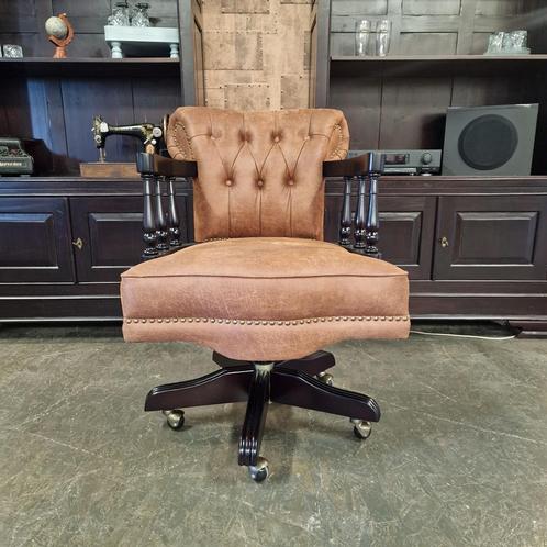 Stoker bureaustoel - Yacht cognac 28, Huis en Inrichting, Bureaustoelen, Nieuw, Bureaustoel, Bruin, Ophalen