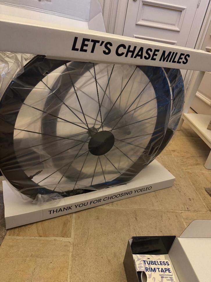 Rayon à disque en carbone Yoeleo QIANKUN CS50, Vélos & Vélomoteurs, Vélos Pièces, Neuf, Vélo de course, Enlèvement ou Envoi