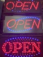 open bORD NEON en knipperend, Verzenden, Zo goed als nieuw, Lichtbak of (neon) lamp