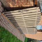 Bankirai afsluiting hoge kwaliteit 1m80x1m80, Tuin en Terras, Ophalen, Zo goed als nieuw, Hout