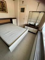 Slaapkamer zelf te demonteren en afhalen, Huis en Inrichting, Slaapkamer | Complete slaapkamers, Wit met donker hout, Gebruikt