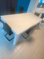 Table salle a manger avec chaises, Enlèvement ou Envoi, Comme neuf