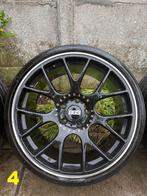 BBS YSM943 19" - 4 velgen, Gebruikt, 255 mm, Banden en Velgen, Personenwagen