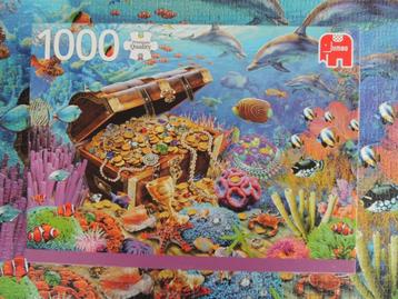 Puzzle 1000 pièces - Trésor sous-marin beschikbaar voor biedingen