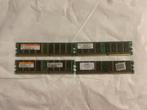 Set 4 DDR PC3200U RAM 512 MB – Hynix/Elixir/TakeMS, Computers en Software, Verzenden, DDR, Desktop, Gebruikt