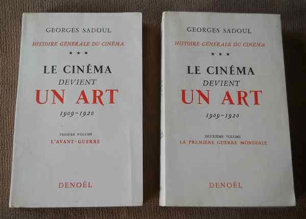 Le cinéma devient un art 1909-1920 (Georges Sadoul), Livres, Cinéma, Tv & Médias, Utilisé, Enlèvement ou Envoi