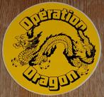 Vintage sticker Operation Dragon retro autocollant, Overige typen, Ophalen of Verzenden, Zo goed als nieuw