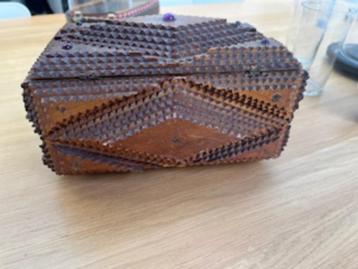 opbergdoos hout handgemaakt beschikbaar voor biedingen