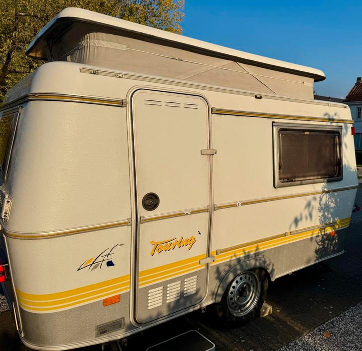 Eriba Puck L (Touring) 2001, Caravans en Kamperen, Caravans, Particulier, tot en met 3, 500 - 750 kg, Eriba, Lengtebed, Omvormbare zithoek