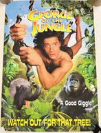2x Filmposter XL film poster George Jungle & Over the hedge, Verzamelen, Ophalen of Verzenden, Zo goed als nieuw, Film, Poster