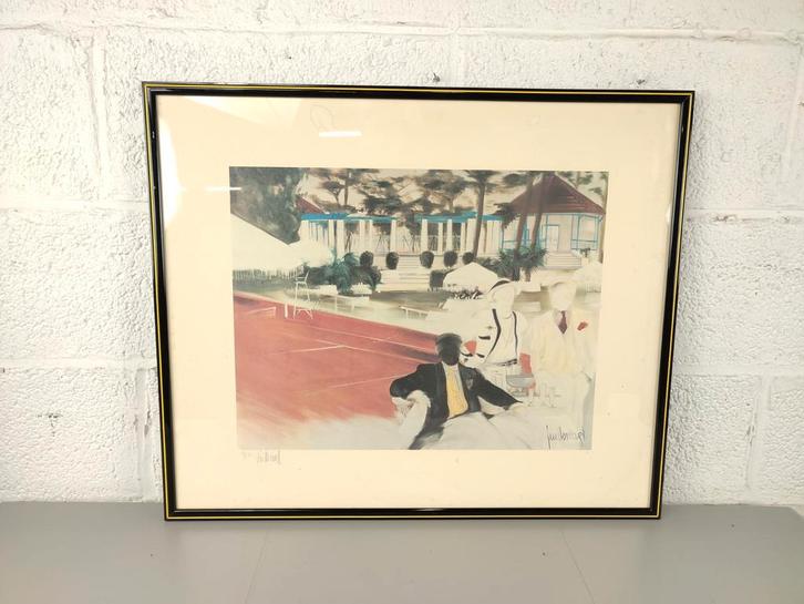 Litho van Dominique Guillemard, Antiek en Kunst, Kunst | Litho's en Zeefdrukken, Ophalen of Verzenden