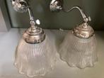 2 luminaires, Maison & Meubles, Comme neuf, Moins de 50 cm, Verre