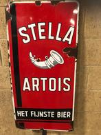 Stella Artois emaille plaat, Antiquités & Art, Antiquités | Email, Enlèvement