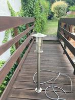 Lampe extérieure inox sur pied - pour jardin ou terrasse, Ophalen, Inox, Gebruikt, Vloerlamp