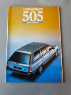 Brochure Peugeot 505 Break/Familial, Boeken, Auto's | Folders en Tijdschriften, Ophalen of Verzenden, Peugeot