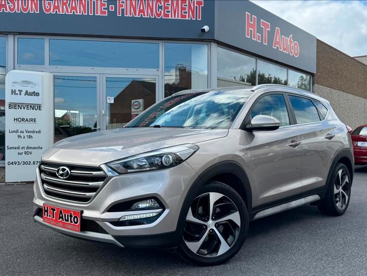 Hyundai tucson 1.7 CRDI airco gps lede euro6b camera, Auto's, Hyundai, Bedrijf, Te koop, Tucson, ABS, Achteruitrijcamera, Adaptieve lichten