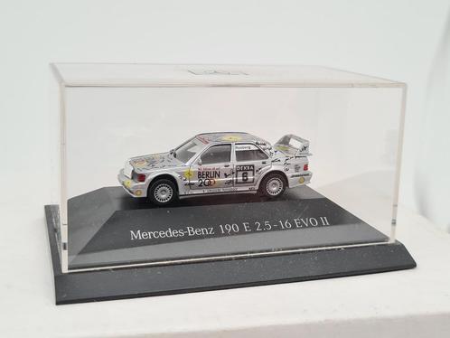 Mercedes Benz 190E 2.6-16 Evo II - Herpa 1:87 DTM, Hobby & Loisirs créatifs, Voitures miniatures | 1:87, Comme neuf, Voiture, Herpa