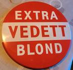Vedett extra blond publiciteitsbord, Verzamelen, Biermerken, Ophalen of Verzenden, Duvel