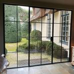 Fenêtres en acier avec portes ouvrantes, Bricolage & Construction, Fenêtres & Moustiquaires, Porte extérieure, Verre, Porte pliante
