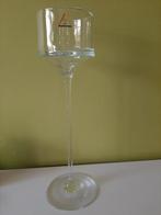Grote vaas in de vorm van een glas, 45 cm hoog., Ophalen of Verzenden, Gebruikt, Glas