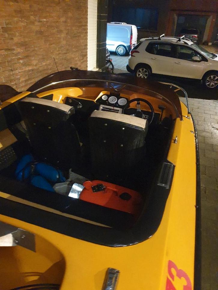 Te koop speedboot met Yamaha motor 55 pk, Watersport en Boten, Speedboten, Ophalen