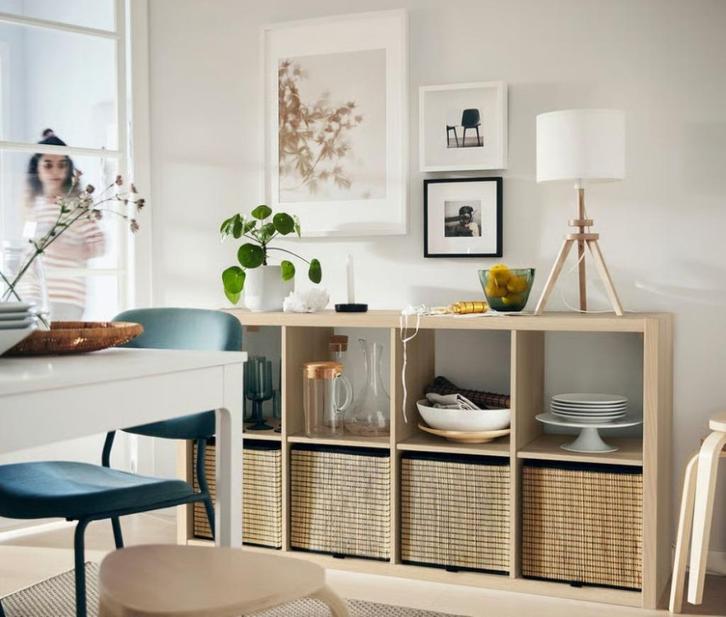 2 ikea kallax kast 2x4 wit eiken, Huis en Inrichting, Kasten | Boekenkasten, Gebruikt, 100 tot 150 cm, Minder dan 100 cm, 25 tot 50 cm