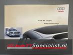 Instructieboekje orgineel nieuw NL Audi TT MK1 8N coupé, Ophalen of Verzenden, Zo goed als nieuw