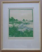 MARTIN R. BAEYENS / LANDSCHAP / KLEURLITHO / 52x42cm / KADER, Ophalen of Verzenden