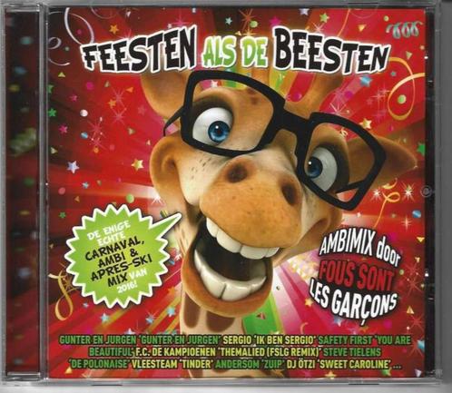 CD Feesten als de Beesten, Cd's en Dvd's, Cd's | Dance en House, Zo goed als nieuw, Dance Populair, Ophalen of Verzenden