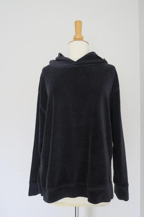 Donkerblauwe hoodie - Love Sundaily- S/M, Kleding | Dames, Truien en Vesten, Nieuw, Maat 38/40 (M), Blauw, Ophalen of Verzenden