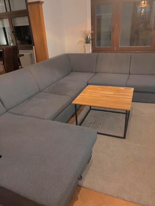 Complete zithoek (uittrekbaar) - Seats&Sofa, Huis en Inrichting, Zetels | Complete zithoeken, Gebruikt, Stof, Ophalen