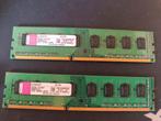 2x4gb 8gb DDR3 ram geheugen  kingstone, Computers en Software, RAM geheugen, Ophalen of Verzenden, Zo goed als nieuw, DDR3, 8 GB