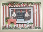 Zelfgemaakte kerstkaart met omslag, Hobby en Vrije tijd, Kaarten | Zelfgemaakt, Nieuw, Kerst, Ophalen of Verzenden
