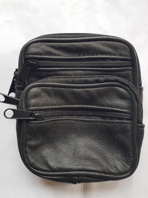 Lederen holstertas 10,5 x 8,5 cm, Handtassen en Accessoires, Overige Accessoires, Gebruikt, Ophalen of Verzenden
