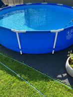 Intex Zwembad 3.6m + filter Flowclear + accessoires, Tuin en Terras, Zwembaden, 300 cm of meer, 200 tot 400 cm, Rond, Gebruikt