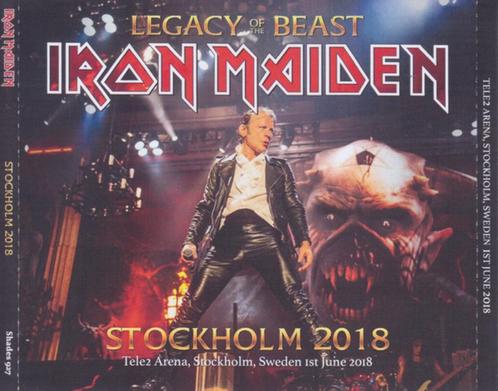 2 CD's + DVD IRON MAIDEN - Live Stockholm 2018, Cd's en Dvd's, Cd's | Hardrock en Metal, Nieuw in verpakking, Verzenden