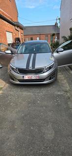 Kia Optima 1.7crdi full option Automaat, Auto's, Zwart, 4 cilinders, Optima, Leder