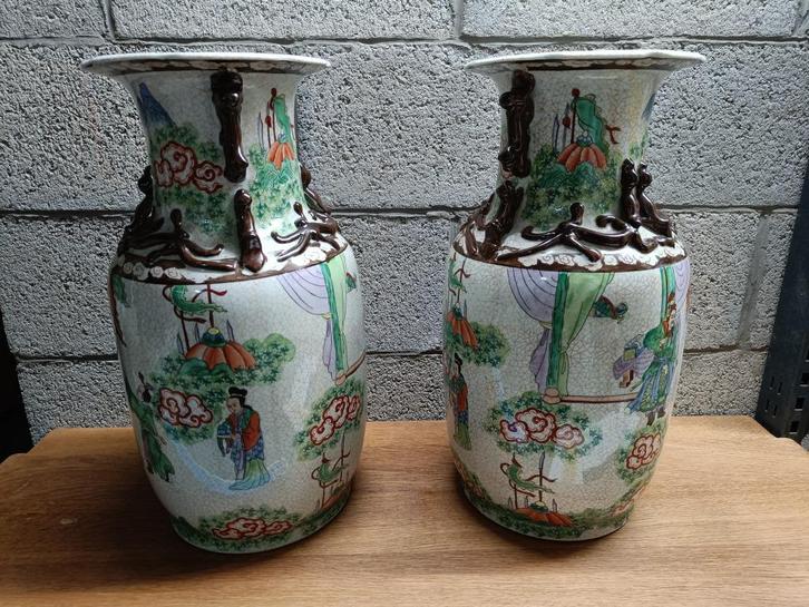 2 sets oude chinese vazen vanaf 40 euro, Antiek en Kunst, Antiek | Porselein, Ophalen