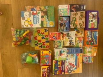 20 educatieve spelletjes voor kinderen (2-5 jaar) + boeken beschikbaar voor biedingen