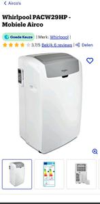 Whirlpool mobiele airco, Minder dan 60 m³, Ophalen of Verzenden, Zo goed als nieuw, Afstandsbediening