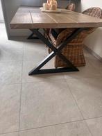 Eiken tafel pr interieur, Huis en Inrichting, Tafels | Eettafels, Ophalen, Zo goed als nieuw, Eikenhout