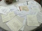 Lot van 80 doodsbrieven, Verzamelen, Bidprentjes en Rouwkaarten, Ophalen of Verzenden, Rouwkaart