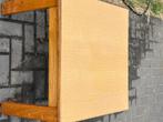 Houten salon of bijzet tafel, Gebruikt, Vierkant, 55 tot 75 cm, Hout