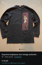 Supreme longsleeve, Maat 48/50 (M), Zwart, Ophalen of Verzenden, Zo goed als nieuw