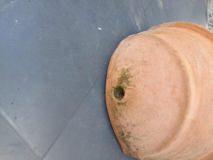 Twee stenen muurbloempotten, Doe-het-zelf en Bouw, Sanitair, Zo goed als nieuw, Overige typen, Steen, Ophalen