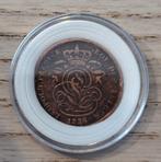1836 munt 2 cent België, Ophalen of Verzenden, Losse munt
