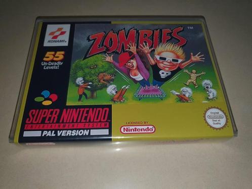 Zombies (Zombies ate my neighbours) SNES Game Case, Consoles de jeu & Jeux vidéo, Jeux | Nintendo Super NES, Comme neuf, Envoi
