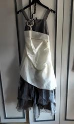 Robe de  cérémonie  grise, beige taille  14 ans, Enfants & Bébés, Enlèvement ou Envoi, Utilisé, Fille, Robe ou Jupe