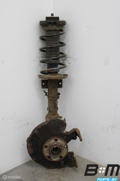 Veerpoot met wiellagerhuis RV VW Polo 9N 6Q0407256AC, Auto-onderdelen, Ophanging en Onderstel, Gebruikt