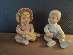 2 vintage  Scioto keramiek beeldjes, Enlèvement ou Envoi, Utilisé, Humain